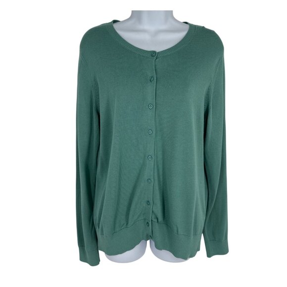 Banana Republic Long Sleeve Button-Front Cardigan Sweater Women's Size XL - Picture 1 of 9